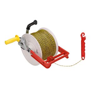 Carrete de Cuerda <span class=keywords><strong>Electrificada</strong></span> Resistente a los Rayos UV con Bloqueo para Granja - Carrete de <span class=keywords><strong>Cerca</strong></span> Eléctrica con Engranaje 3:1 - Product Image 4