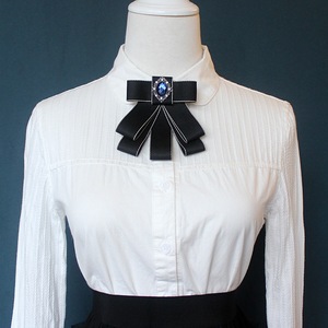 <span class=keywords><strong>Noeud</strong></span> <span class=keywords><strong>papillon</strong></span> Style britannique Version coréenne étudiant chemise sans cravate col fleur ruban <span class=keywords><strong>noeud</strong></span> <span class=keywords><strong>papillon</strong></span> col décoration - Product Image 3
