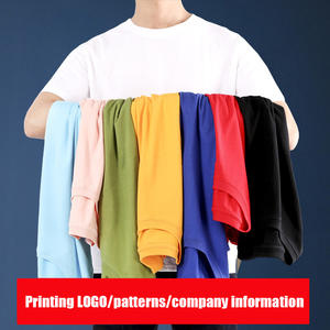 Großhandel Hochwertiges Luxus-T-Shirt 100% Baumwolle T-Shirt Benutzer definiertes Logo für Herren Plain Printing Gedruckt Weiß Schwarz Casual <span class=keywords><strong>Promo</strong></span> - Product Image 4