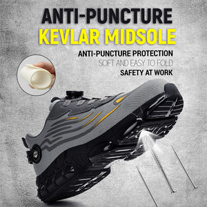 <span class=keywords><strong>Scarpe</strong></span> <span class=keywords><strong>Antinfortunistiche</strong></span> da Uomo con Punta in Acciaio, Traspiranti, Antiurto, Antiperforazione, Antiscivolo, Leggere e Comode <span class=keywords><strong>per</strong></span> Uso in Cantiere e Fabbrica - Product Image 5