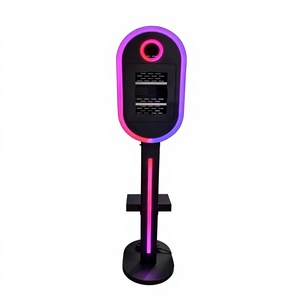 Photobooth iPad Portable sur Pied, <span class=keywords><strong>Blanc</strong></span> ou <span class=keywords><strong>Noir</strong></span>, avec Coques pour iPad V1, pour Promotion des Fêtes - Product Image 2