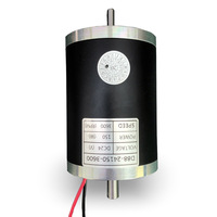 Motor Listrik DC 12 Volt Motor Kecepatan Tinggi 6000rpm Motor Gear dengan Encoder untuk Mesin Pijat Kaki