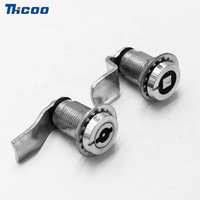 Serrure à came à quart de tour en alliage de zinc, loquet de compression haute sécurité pour armoires industrielles et équipements ferroviaires