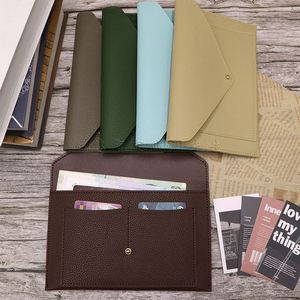 Cartera de Viaje Compacta de Cuero PU con Cubierta de Lujo para Tarjetas y Pasaporte, Ideal para Regalos - Product Image 1