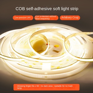 Hot bán nhà máy Dimmable dotsfree ánh sáng 480 Đèn LED/M DC 24V 12V 5V 10W RGB Trắng CCT thông minh COB LED Strip - Product Image 5