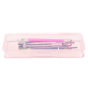 Caja de Plástico Rectangular para Herramientas de Uñas con Orificios, 19 cm, Ecológica, para Guardar Brochas de Maquillaje, Joyas, Organizador de Accesorios para Uñas - Product Image 5