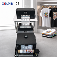 Imprimante de t-shirts Xinmei A3, machine d'impression de t-shirts, compatible avec la tête Epson XP600, nouvelle, 220V/110V, sécheuse vibrante