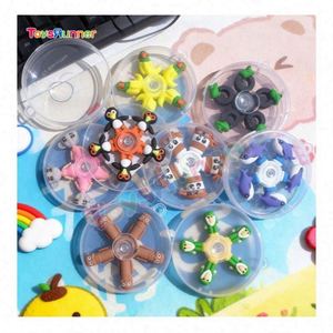 Jouet Fidget Spinner en silicone et plastique écologique personnalisable de haute qualité, robuste, portable, pour une utilisation sur le bureau, pour enfants et adultes - Product Image 1