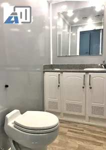 2023 toilettes portables d'extérieur préfabriquées bon marché, conteneur de toilette Mobile, maison en acier, chine