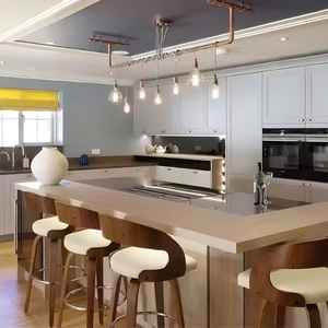 كرسي مينودا العصري الصناعي للمطبخ وغرفة الطعام والمقهى مع مسند للظهر، كرسي خشبي جديد للمطاعم والحانات - Product Image 5