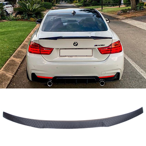 สปอยเลอร์หลังคาร์บอนไฟเบอร์ทรงรังผึ้งสไตล์ M4 สำหรับรถยนต์ BMW ซีรีส์ 4 F32 คูเป้ ปี 2013-2019 - Product Image 1