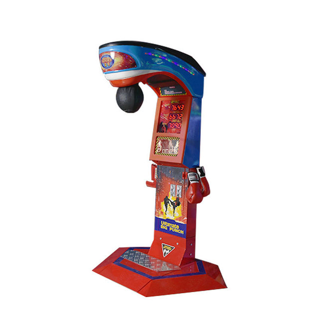 Ultimate Big Punch Arcade Machine Coin Operated Game Video Games Lottery Ticket for Sale