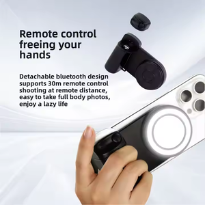 Wireles điện thoại từ tính đứng nhỏ Seashell điền vào ánh sáng kẹp di động nhiếp ảnh Túi điền vào ánh sáng khung điện thoại di động Selfie ánh sáng - Product Image 5