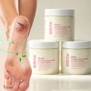 <span class=keywords><strong>Crème</strong></span> pour les <span class=keywords><strong>pieds</strong></span> 100G avec pétrolatum et beurre de karité : réparation des talons fendillés, hydratation intense, protection antioxydante pour les <span class=keywords><strong>pieds</strong></span> <span class=keywords><strong>secs</strong></span> - Product Image 1
