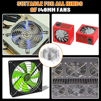 Grille de protection pour ventilateur en acier inoxydable 120 mm, filtre anti-poussière en maille métallique pour ventilateurs de 40 mm, 60 mm, 80 mm, 120 mm, 200 mm