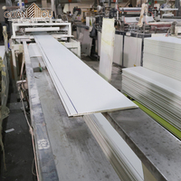 Panneau de plafond en PVC d'usine chinoise, design moderne pour le plafond du hall