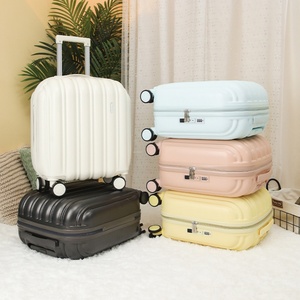 Gift Custom Carry on Luggage <b>with</b> <b>Wheels</b> Women Luggage Lightweight Hardside Luggage Travel Suitcase <b>with</b> Bread Design - Product Image 1