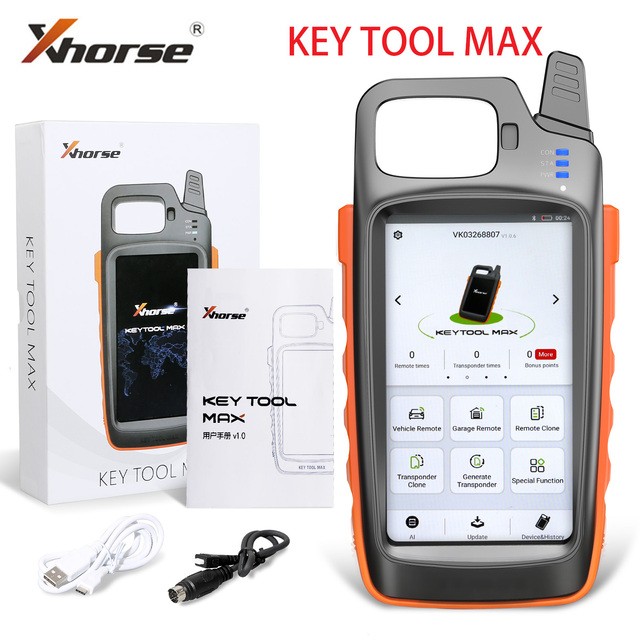 EU Version Xhorse Key Programmer VVDI Key Tool Max Remote Chip Programming Device Locksmith Mini Obd Tool Universal Smart Keys