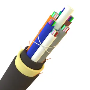 All Dielectric Self Supported ADSS Fiber Aerial Cable 12 Core 24 Core 48 Core Power Fiber Optic Cables