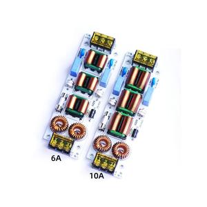 Filtre EMI CA 6A 10A 110V 220V, Suppresseur de surtension et protection contre les éclairs à 4 étapes, Purificateur de courant pour amplificateur audio et protection EMC - Product Image 2
