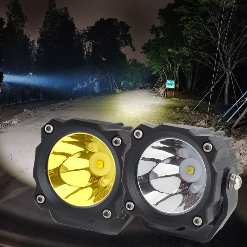 2.7 Inch 2.75'' 2025 New Unique 12V 24V 25W Amber Off Road Spot Lamp Lights 4x4 Motorcycle LED Work Light