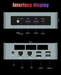 AMD <span class=keywords><strong>Ryzen</strong></span> <span class=keywords><strong>7</strong></span> <span class=keywords><strong>6800h</strong></span> ES รุ่นมินิพีซี Win 11 Pro 16GB Wifi6 Ddr5สำนักงานเล่นเกมคอมพิวเตอร์ขนาดเล็ก - Product Image 4