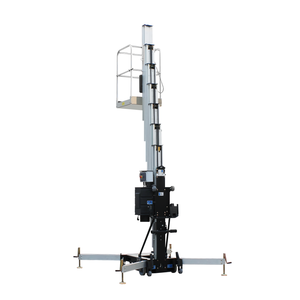Elevador eléctrico hidráulico de aleación de aluminio de trabajo aéreo de doble mástil telescópico Vertical de 4m, 5m, 6m, 8m, 9M, 10m, <span class=keywords><strong>12m</strong></span> - Product Image 1