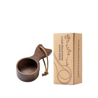 Cuillère à café en bois de noyer écologique pour mesurer et doser le thé, le sucre et le café