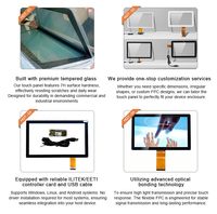 Kit d'écran tactile capacitif PCAP 15,6 pouces pour PC industriel, terminal de point de vente et panneau HMI