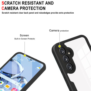 Custodia <span class=keywords><strong>trasparente</strong></span> protettiva per schermo 360 per <span class=keywords><strong>Samsung</strong></span> Galaxy A54 A33 A14 A24 A05s A34 A55 A35 <span class=keywords><strong>Cover</strong></span> per telefono antiurto - Product Image 3