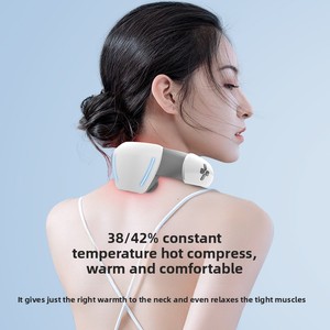 Meilleures ventes - Masseur intelligent TENS à impulsions basse fréquence pour la relaxation corporelle, thérapie chauffante en forme de U pour <span class=keywords><strong>le</strong></span> cou et les épaules - Product Image 4