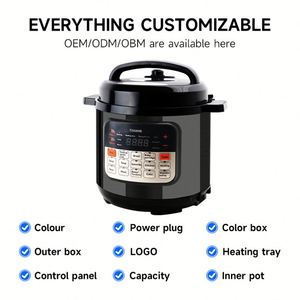 Autocuiseur Électrique Intelligent Numérique 14-en-1 en Acier Inoxydable, 6L, avec Menus Prédéfinis, Haute Pression, pour Usage Extérieur et Domestique – Prix Usine OEM - Product Image 4