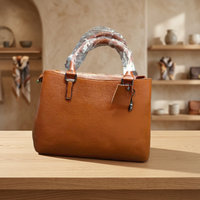 Tas Selempang Kulit Asli Wanita dengan Ritsleting, Ramah Lingkungan, Lembut, Tahan Lama, Tali Selempang/Crossbody yang Dapat Dilepas, Hadiah Hari Valentine