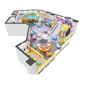 Arcobaleno parco giochi al coperto attrezzature da gioco per bambini città grande parco giochi per il piccolo centro commerciale Guangzhou - Product Image 4