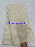 Tissu de teinture pour filles de style moderne de qualité supérieure 44 largeur MTR OEM vente en gros tissu de travail de luxe divers motifs de points en viscose pure