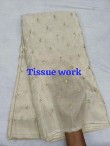 Premium Modern Style Girls' Dyeable Tissue 44 Width MTR OEM Wholesale Luxury Work <b>Fabric</b> Various Dot Designs Pure <b>Viscose</b> - Product Image 4