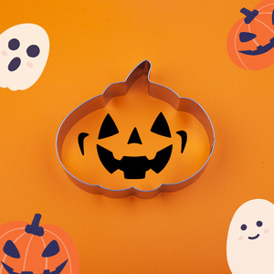 แม่พิม<span class=keywords><strong>พ</strong></span>์กดคุกกี้ฟักทองสแตนเลสชุดฮาโลวีน4ชิ้นแม่พิม<span class=keywords><strong>พ</strong></span>์ตัด<span class=keywords><strong>เค้ก</strong></span>และคุกกี้สำหรับเครื่องมืออบและตัดแบบ DIY - Product Image 2