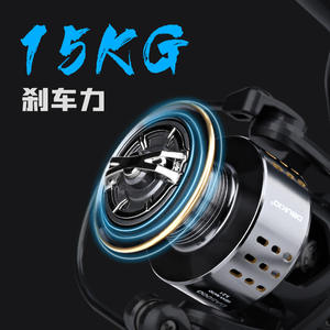 Hochwertige 5,2: 1 <span class=keywords><strong>Drag</strong></span> Max 15kg locken Offshore-Angel rollen Salzwasser-Angel rollen aus Voll metall - Product Image 3