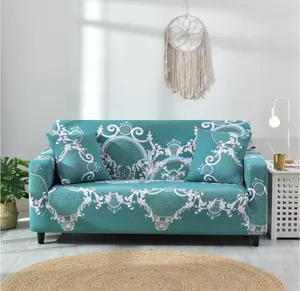 Forcheer toptan çiçek baskı elastik pamuklu kanepe örtüsü oturma odası için kapak kanepe havlusu sandalye minder örtüsü 1/2/3/4 kişilik