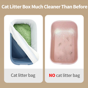 Sacchetti per lettiera usa e getta di alta qualità per uso domestico con coulisse, sacchetti per rifiuti di gatto, sacchetti igienici per deiezioni - Product Image 4