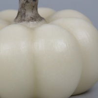 Lilin LED Berkedip Warna Putih Hangat Desain Labu Berbahan Lilin Ivory dengan Baterai untuk Dekorasi Rumah di Hari Halloween