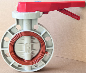Valve anti-corrosion revêtement FPM Anti UV UPVC PPH FRPP ABS manuel plaquette cosse bride vanne papillon vanne à boisseau sphérique <span class=keywords><strong>prix</strong></span> - Product Image 4