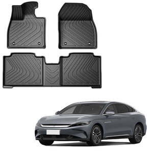 Tapis de sol de voiture de luxe antidérapants en TPE pour BYD Seal 2023, tapis de coffre arrière, ensemble complet, épaisseur 10 mm, intérieur de voiture, garantie 1 an - Product Image 3