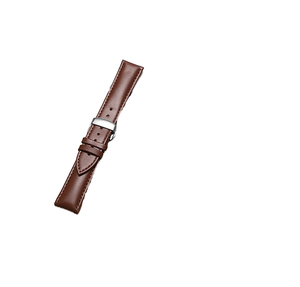 Correas de reloj inteligente de lujo de 14 mm a 24 mm, 100 % cuero genuino, ajustables, suaves, con hebilla de pin. - Product Image 1