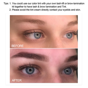 Custom Logo <b>Colorful</b> Medium Natural Eyebrow Tinting Enhancer <b>Pencil</b> Long Lasting Lash Tint Dye Kit Professional - Product Image 2