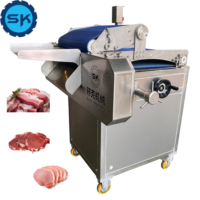 Professionnel industriel en acier inoxydable Bacon porc pomme de terre hachoir à légumes coupe trancheuse à viande