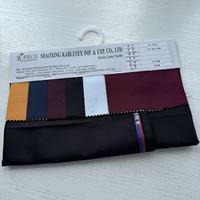 Tissu pour costume T/R uni teint en masse viscose/polyester avec lisière anglaise fantaisie pour vêtements de travail