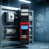 Démarreur progressif triphasé SCKR1-380 220-480VAC 0,37-115kW avec bypass intégré et disjoncteur multi-protection pour moteur asynchrone