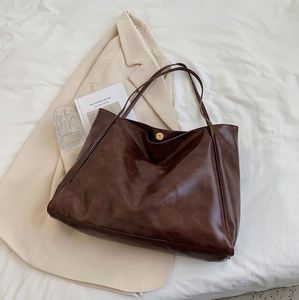 Bolso Tote Vintage de Gran Capacidad para Mujer BESTELLA, Bolso de Hombro de Cuero Suave con Cierre Magnético, Bolsos al por Mayor - Product Image 2