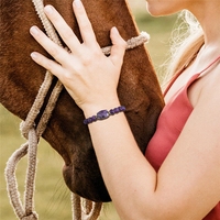 Bracelet unisexe tendance en perles de pierre naturelle avec pendentif en cristal taillé, un cadeau de bijoux charmant pour lui et pour elle